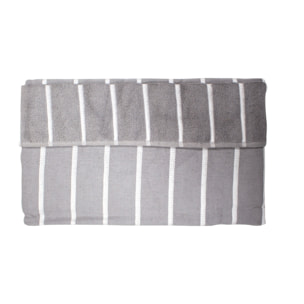 TELO MARE GRIGIO 90X170 CM IN SPUGNA DI COTONE SUPER ASSORBENTE