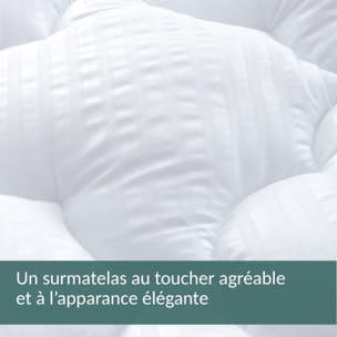 Surmatelas 3D Luxe | 100% microfibre | large bonnet élastique | moelleux