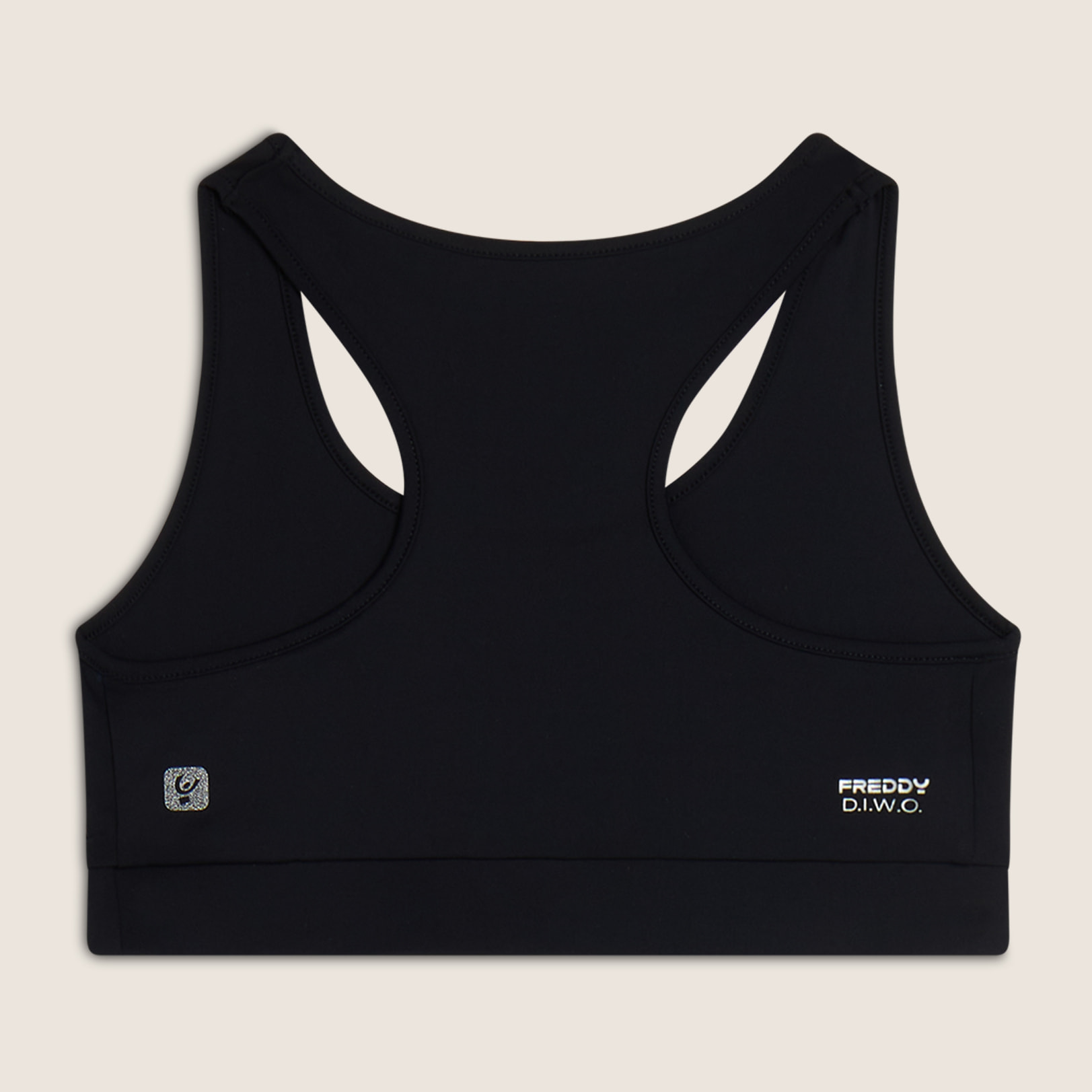 Top sportivo in tessuto traspirante D.I.W.O.® Nylon