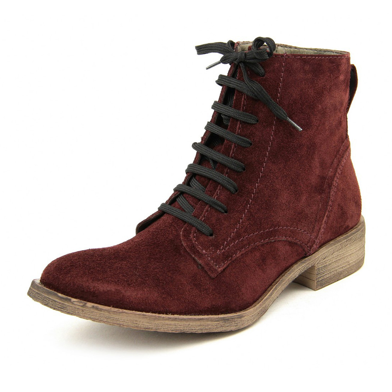 EYE STIVALETTO STRINGATO BORDEAUX