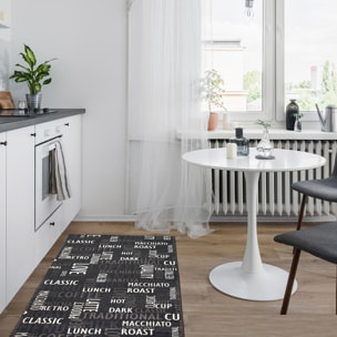 Tapis cuisine - Lavable en machine - LOVE CAFE