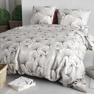 Parure housse de couette imprimé 100% coton - frenezia