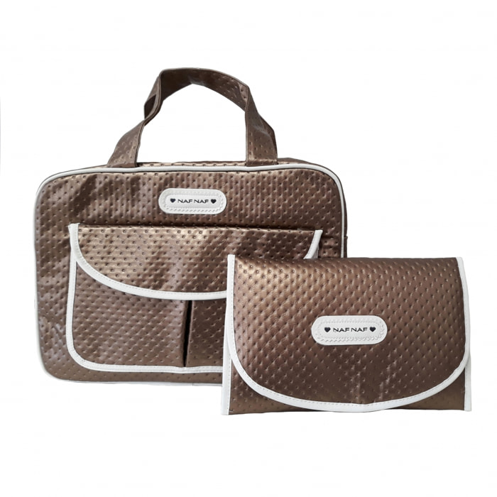 BOLSO MATER + CAMBIADOR POLYPIEL DOTS