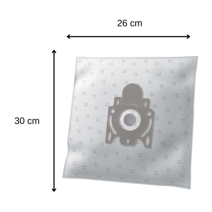 Lot de 8 sacs aspirateur Miele TopFilter