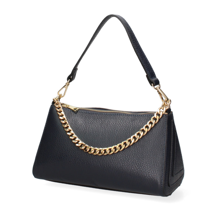 Borsa a mano da donna Made in Italy - Modello Seraphina Elite - 100% pelle - 26.0 x 14.0 x 12.0 cm