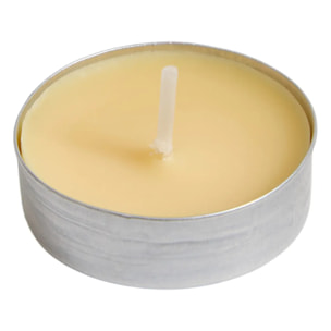 Lot de 10 bougies parfumées vanille 150g