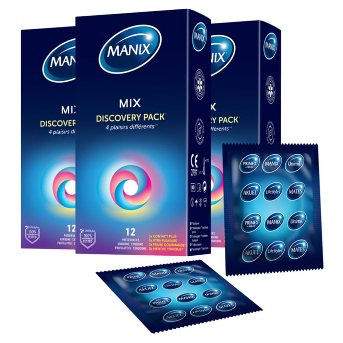 Pack de 3 - MANIX - MIX 12