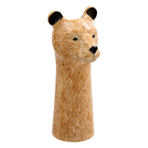 Vase en céramique renard Lisière H.25cm