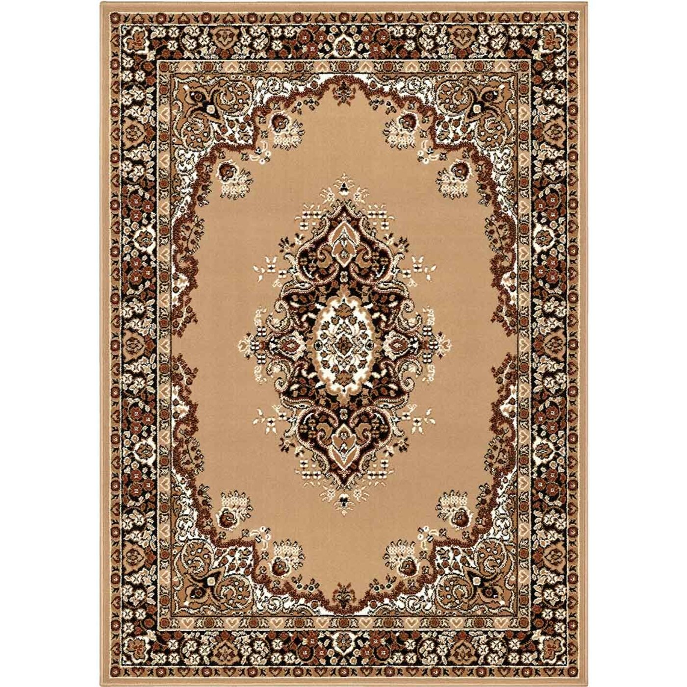 Tappeto Motivo Persiano Beige