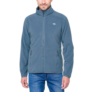 Felpa Hot Buttered UNDARA con zip Blu chiaro