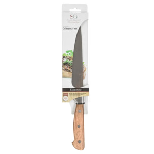 Couteau à trancher acier "Elegancia" lame 20,5cm