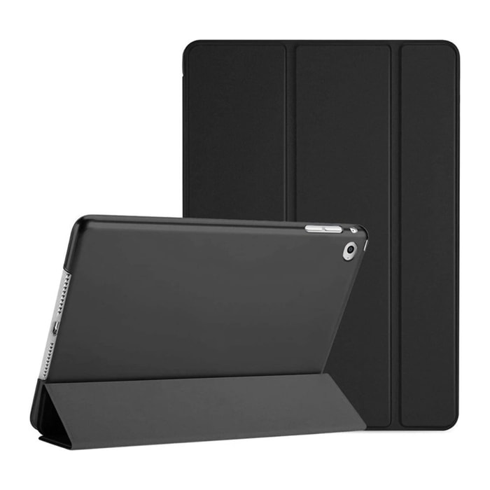 Étui Smart Cover iPad 9.7' (2017/2018) / iPad Air (2013/2014) / iPad Pro 9.7' (2016) Noir à Rabat avec Support