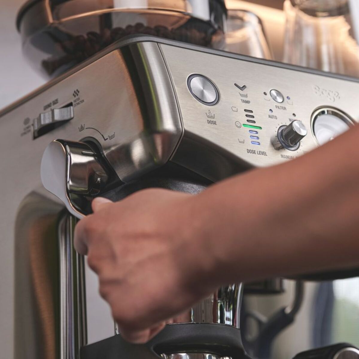 Machine à expresso SAGE APPLIANCES impress SES876BSS4EEU1
