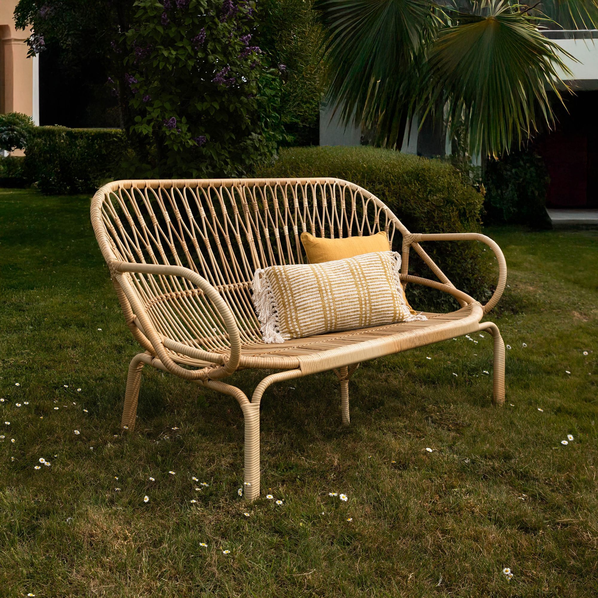 Salon de jardin en rotin tressé et métal  CAYMAN