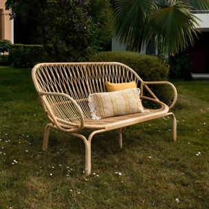 Salon de jardin en rotin tressé et métal  CAYMAN