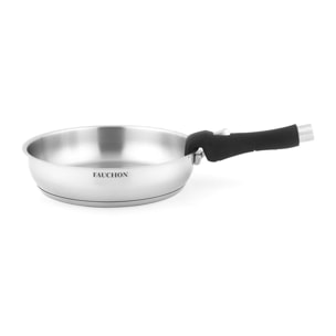 Set 7 pièces amovible inox 18 8 induction