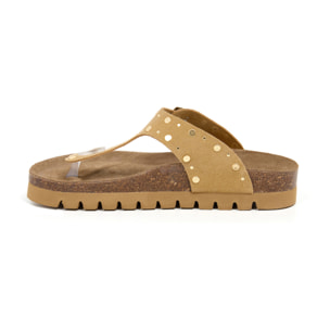 Sandalia Plataforma Marron Mujer BILLOWY MARRON