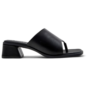 Sandalias - CAMPER Kora Sandal - Negro - Cuero liso