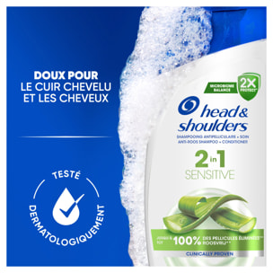 6 Shampoings Sensitive 2en1 300ml - Head & Shoulders