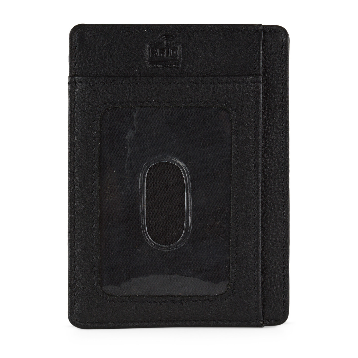 Tarjetero Piel Hombre Lois Wilson Negro