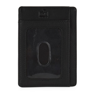 Tarjetero Piel Hombre Lois Wilson Negro
