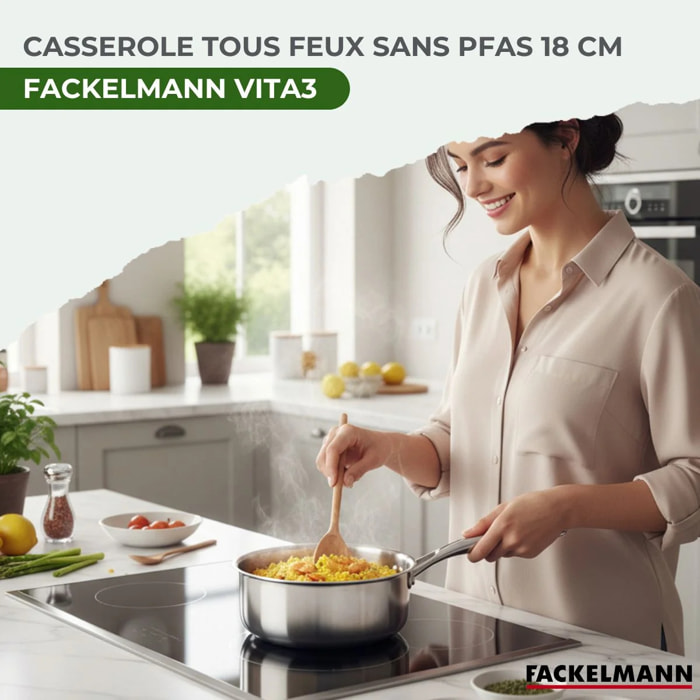 Casserole en inox Triply Fackelmann Vita3