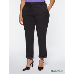 Fiorella Rubino - Pantalones chinos de TENCEL™ - Negro