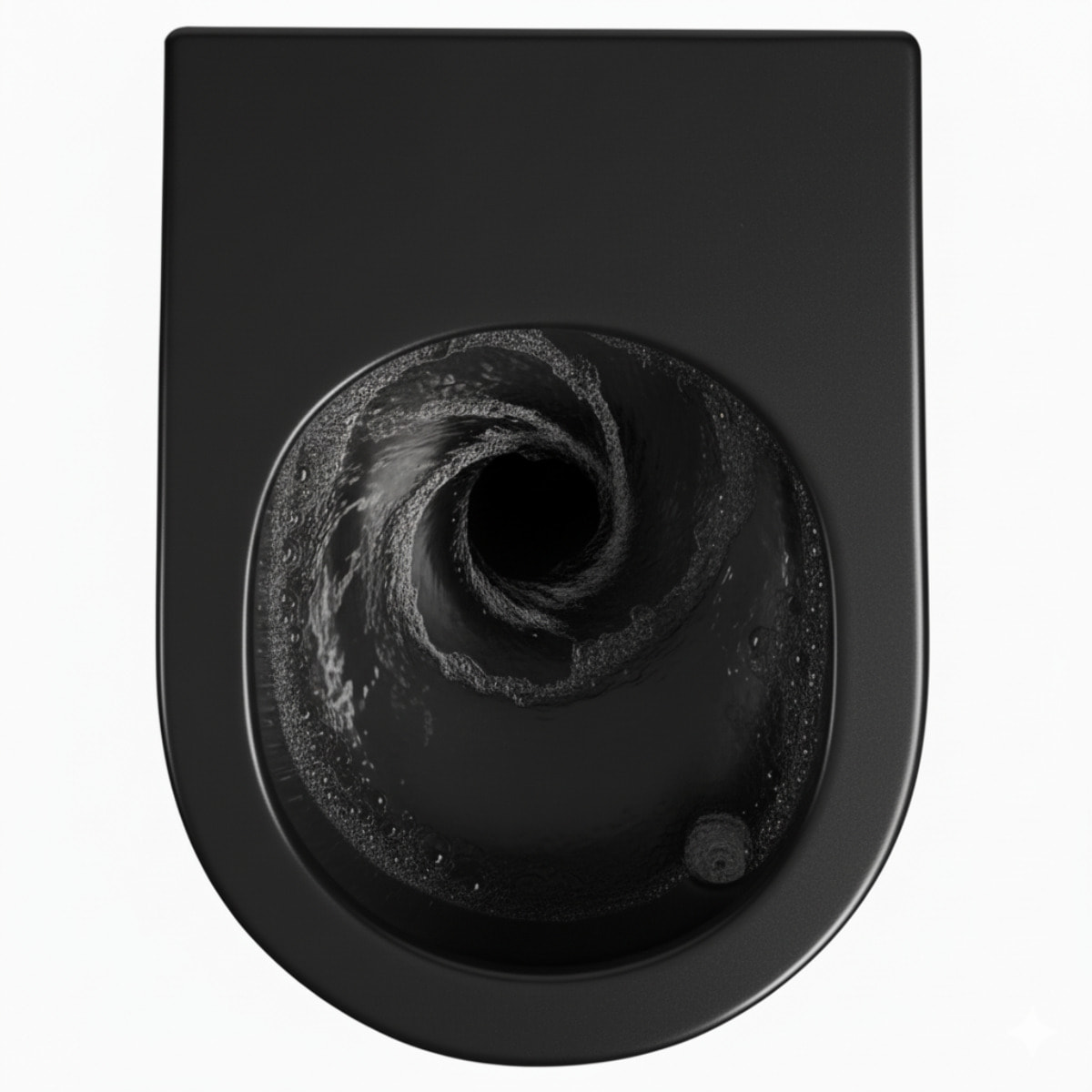 PixL WC suspendu en céramique Tornado Quiet Flush, fixations invisibles + abattant Soft-Close, Noir mat (CEPX010RTORPBKM)