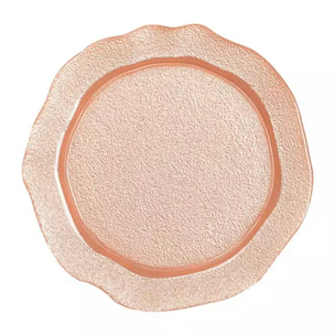 Lot de 6 Assiette à dessert saumon