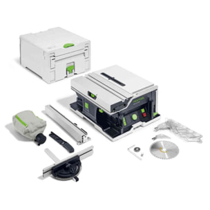 Scie circulaire sur table sans fil 36V (2x18V) VCSC SYS 50 EBI-Basic - FESTOOL - sans batterie ni chargeur - avec accessoires - 576820X18V