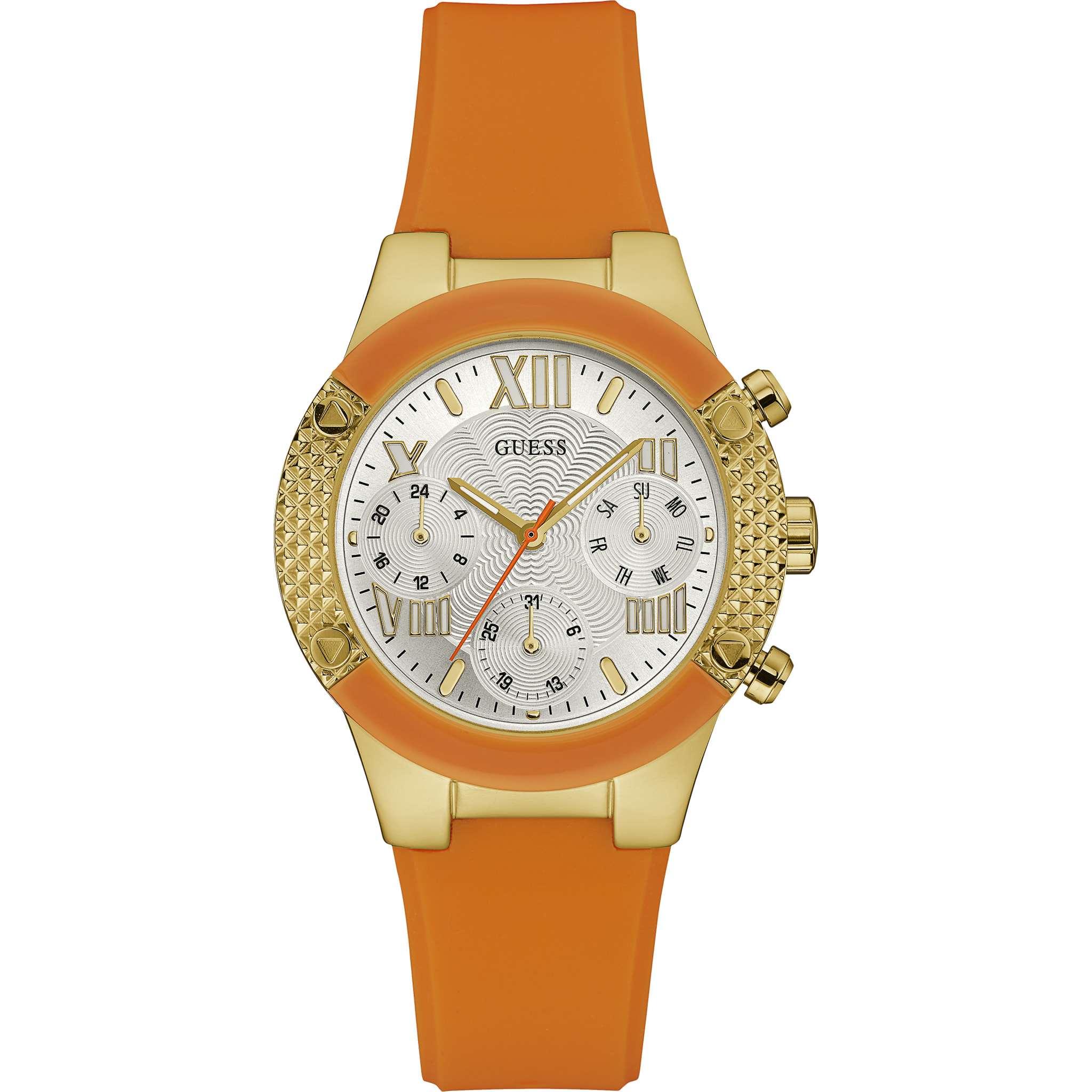 Reloj Guess W0958L1 Mujer Analogico Cuarzo con Correa de Silicona