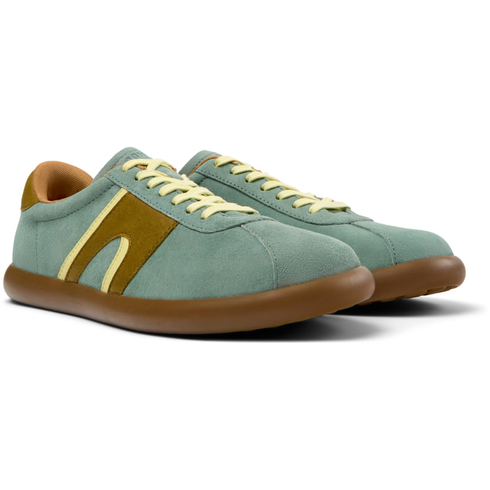 Sneakers - CAMPER Pelotas Soller - Verde - Pelle nabuk