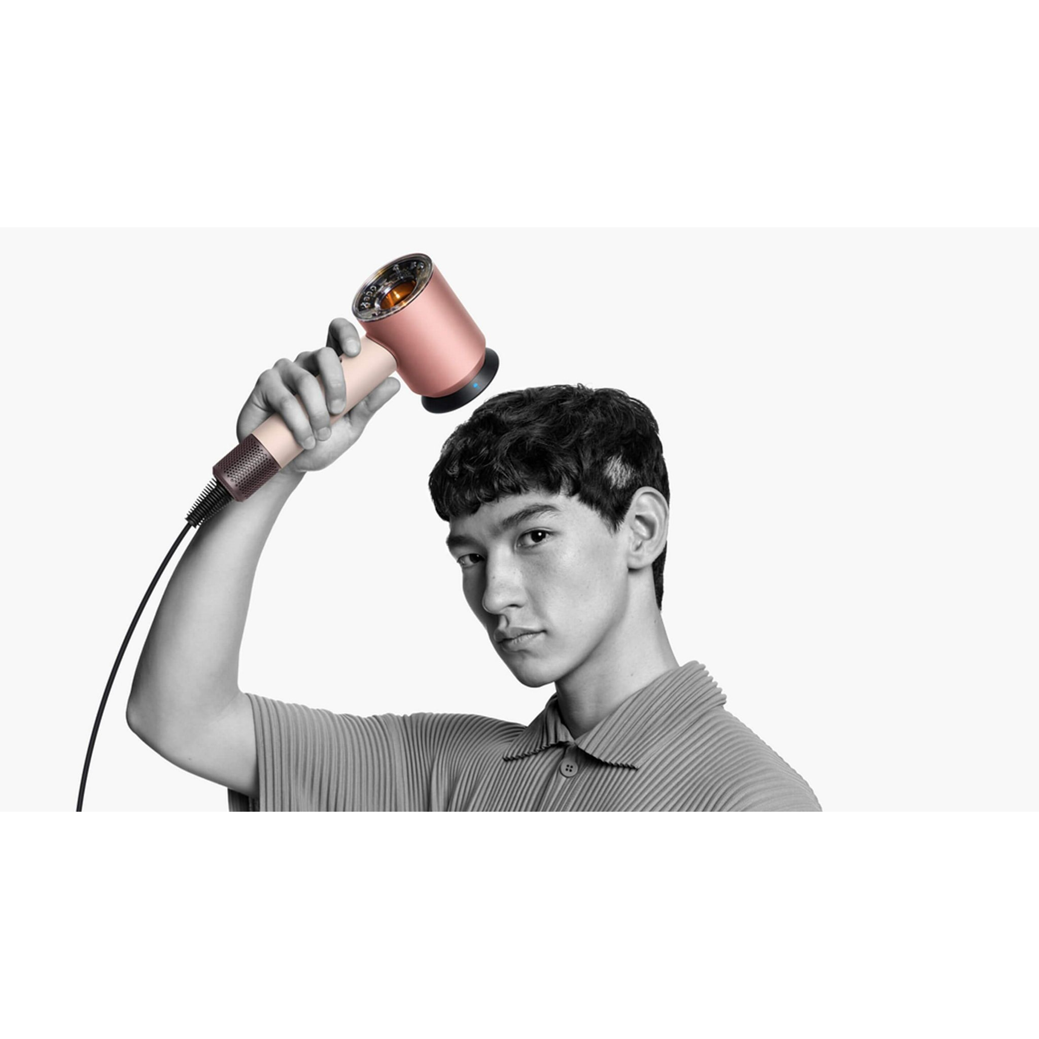 Sèche-cheveux Dyson Supersonic Nural™ - Cheveux raides à ondulés (Velours Rouge/Or)