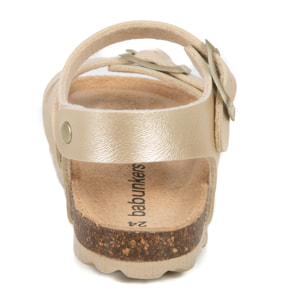 Sandalia BABUNKERS DORADO