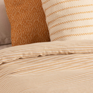 Housse de couette jacquard Jávea Moyen Amber Gold