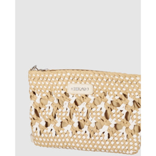 Bolso - Blanco - Medida: 26 cm x 18 cm x 2 cm