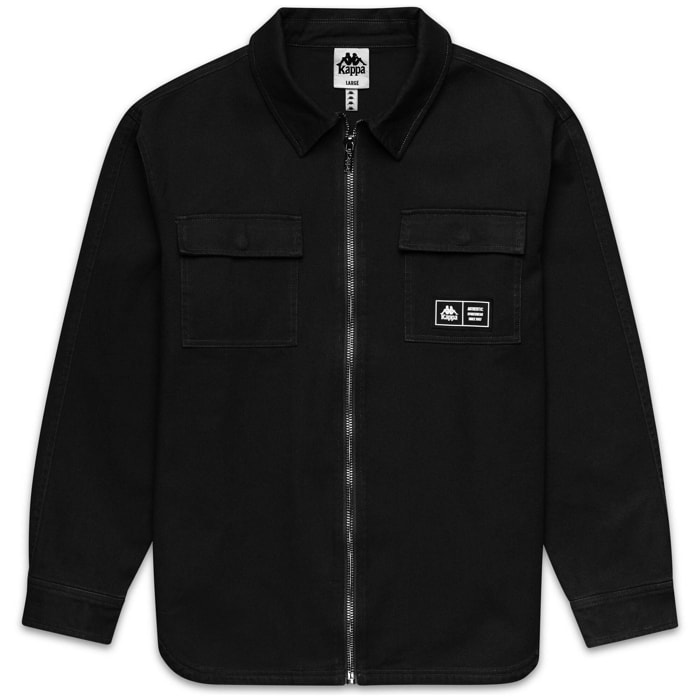 Kappa - Camisas de abrigo Hombre Negro - Authentic Onyde