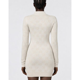 PHILIPP PLEIN Vestido de día de punto MONOGRAM