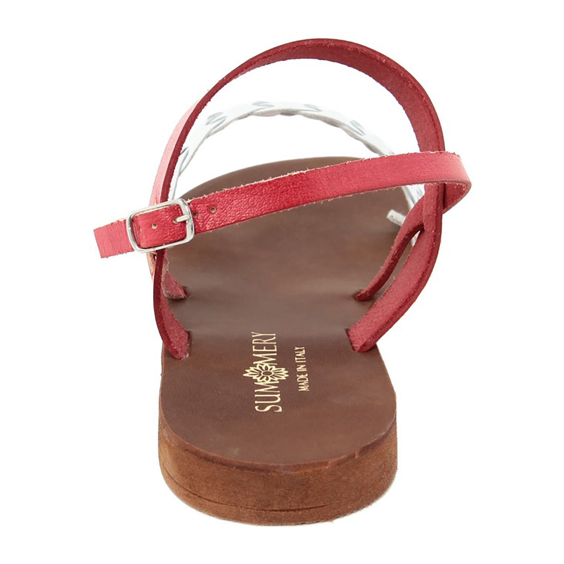 SANDALO FLAT Summery Rosso