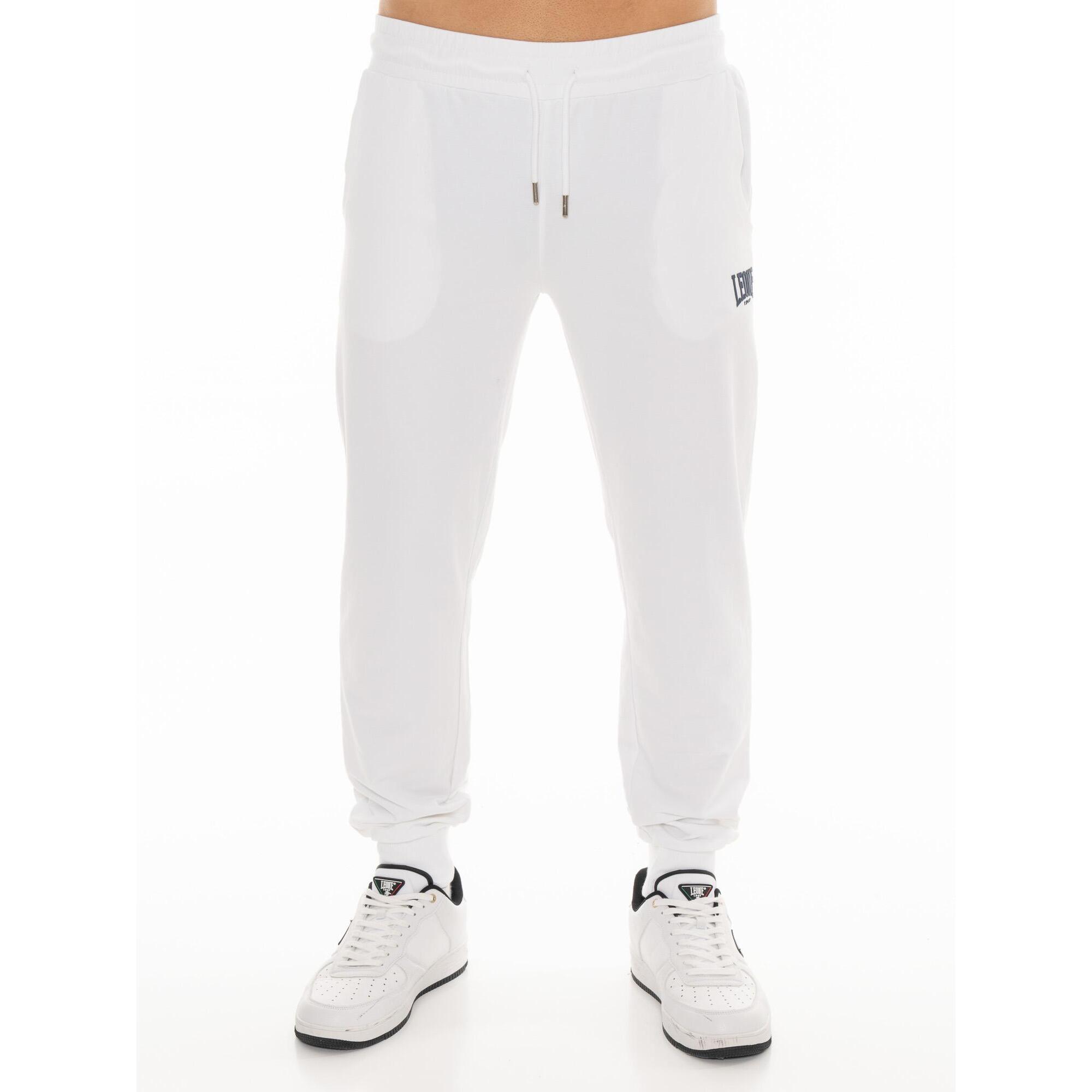 Pantalón deportivo de hombre Leone Basic con puños