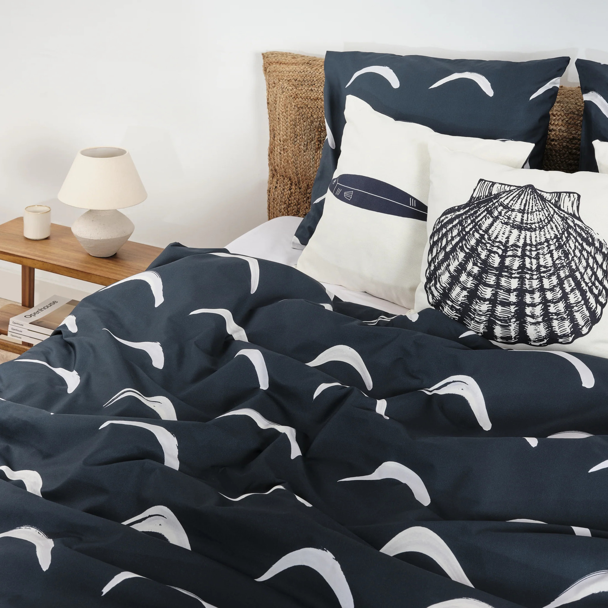 Housse de couette Calella Bleu 80 fils