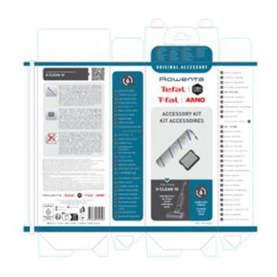 Kit accessoires ROWENTA pour aspirateur laveur X-Clean 10