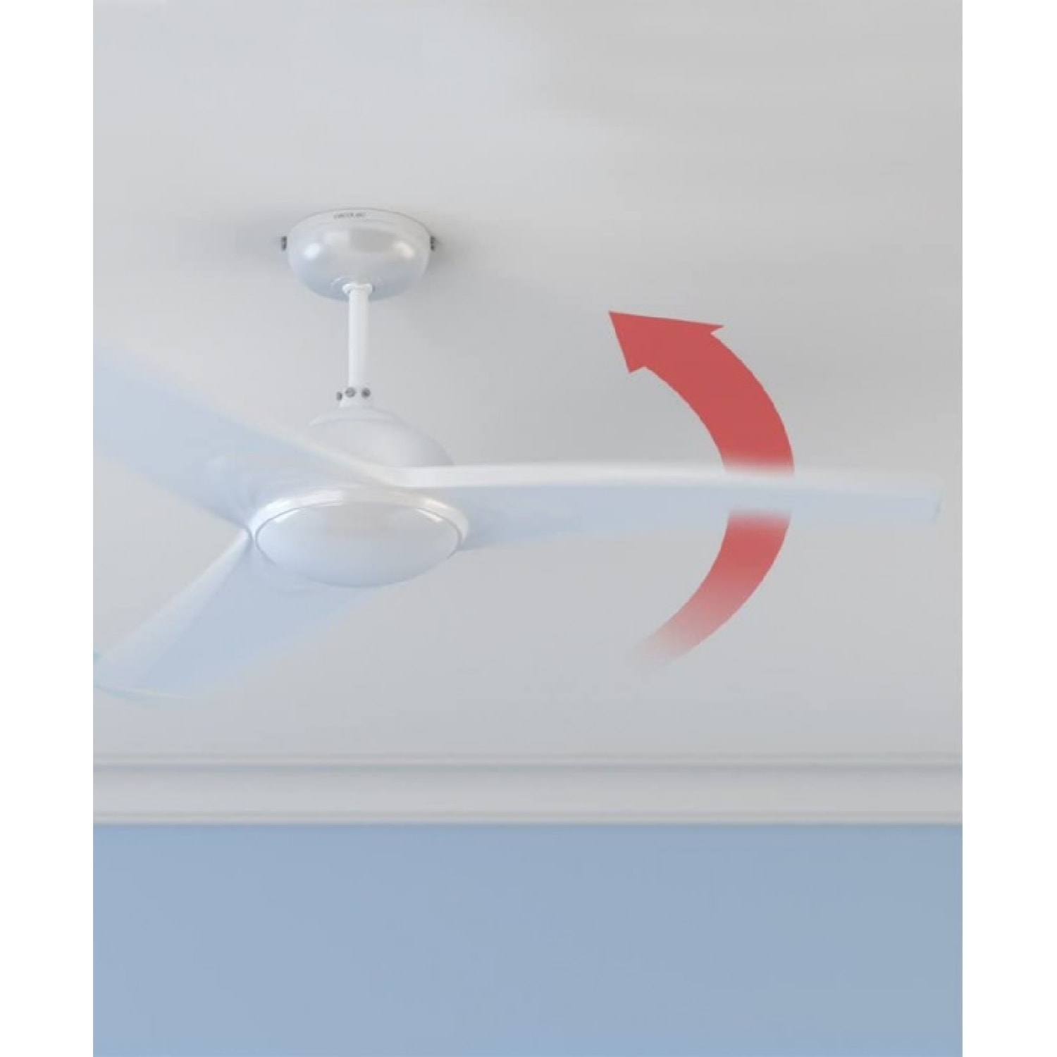 Ventilador de Techo con Mando a Distancia, Temporizador y Luz LED EnergySilence