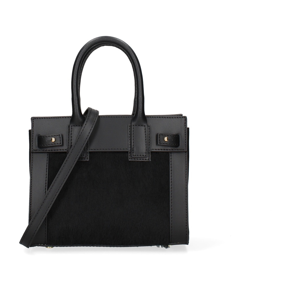 Borsa a mano da donna Made in Italy - Modello Oriana Plus - Vera pelle - 8.5 x 11.5 x 4.0 cm