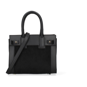 Borsa a mano da donna Made in Italy - Modello Oriana Plus - Vera pelle - 8.5 x 11.5 x 4.0 cm