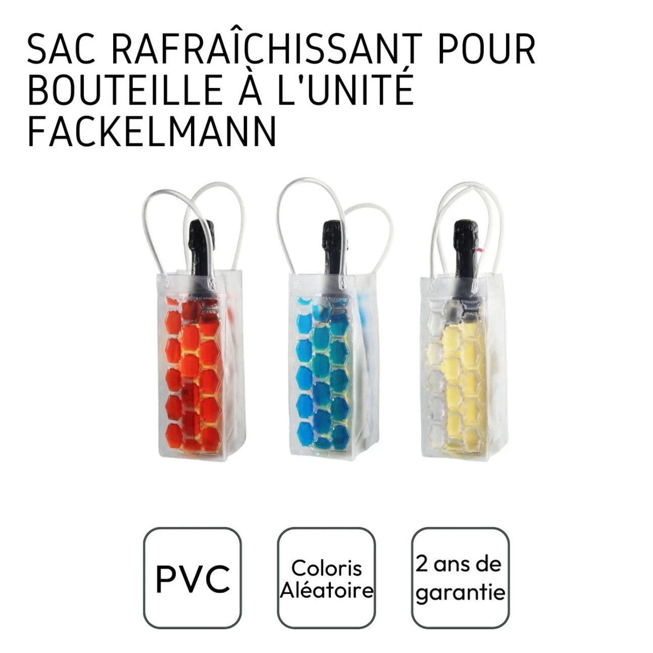 Lot de 3 sacs isothermes pour bouteille Fackelmann Bar Concept