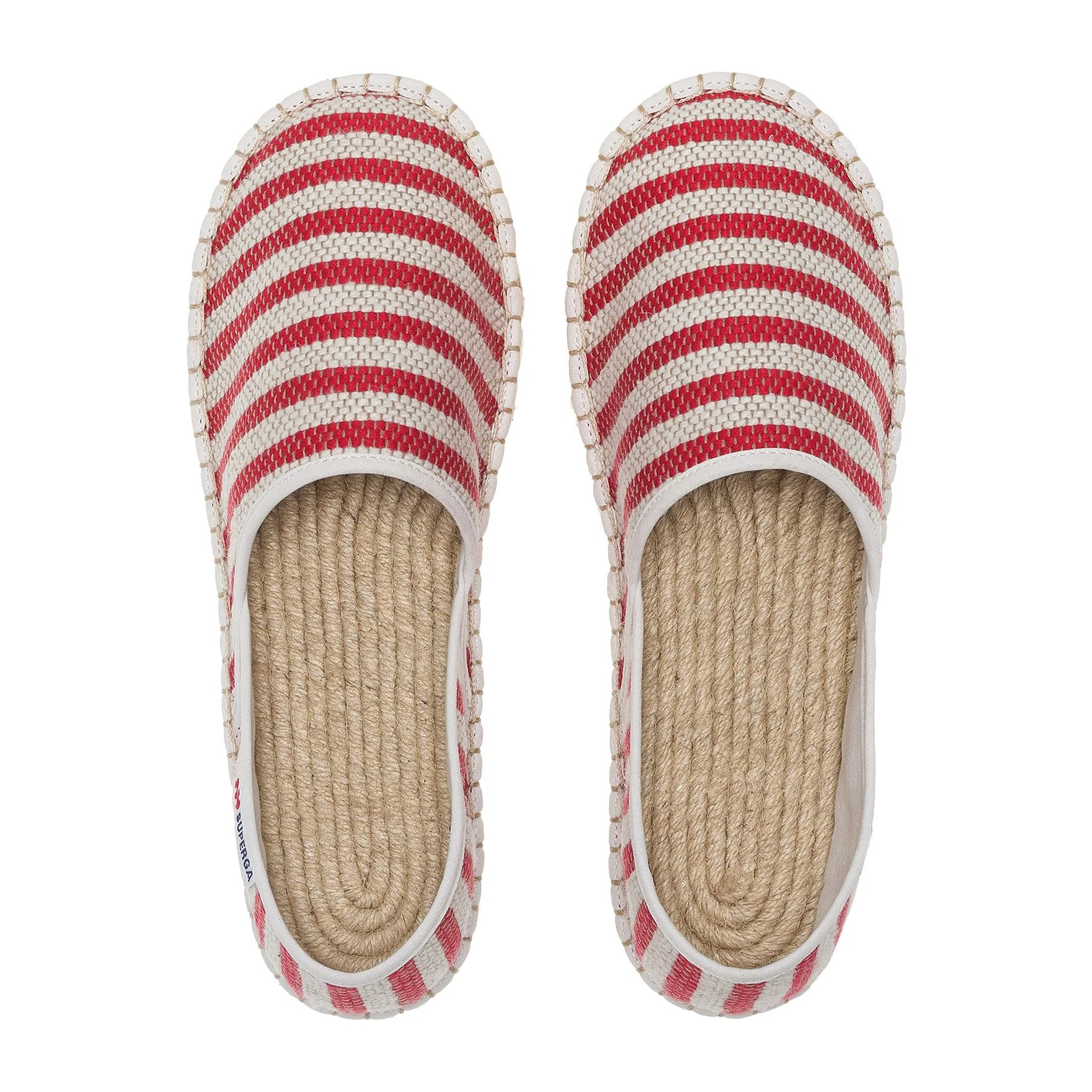 Superga - Alpargatas Unisex Rojo - 3009 COTTON STRIPES