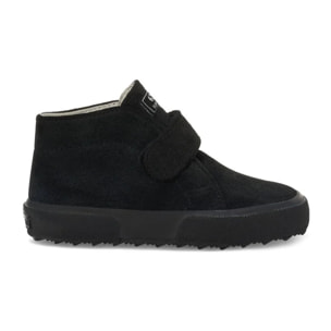 Superga - Stivaletti Bambino Nero - 2173 Kids Strap Suede