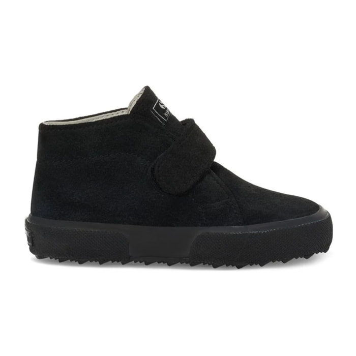 Superga - Stivaletti Bambino Nero - 2173 Kids Strap Suede