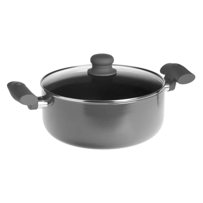 Faitout Neo D24cm 4L aluminium gris